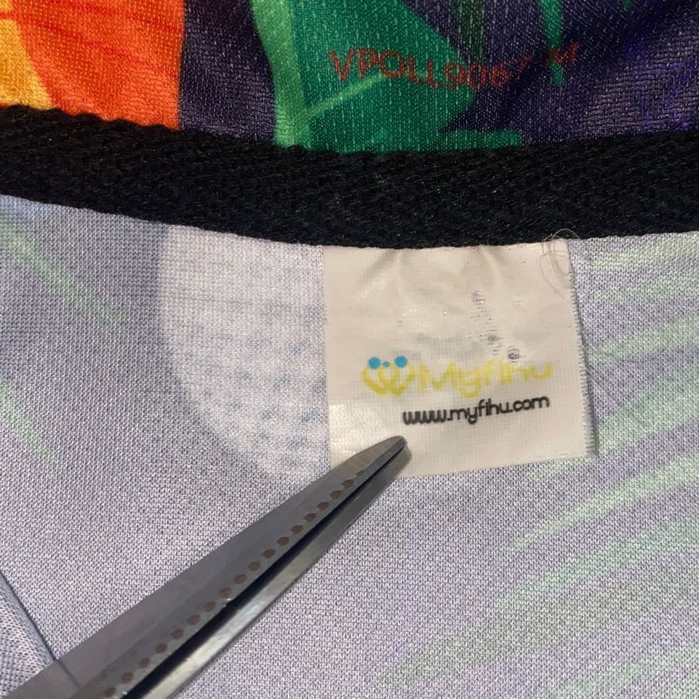 Women’s Tropical Sleeveless Golf Polo Tee - Picture 4 of 4